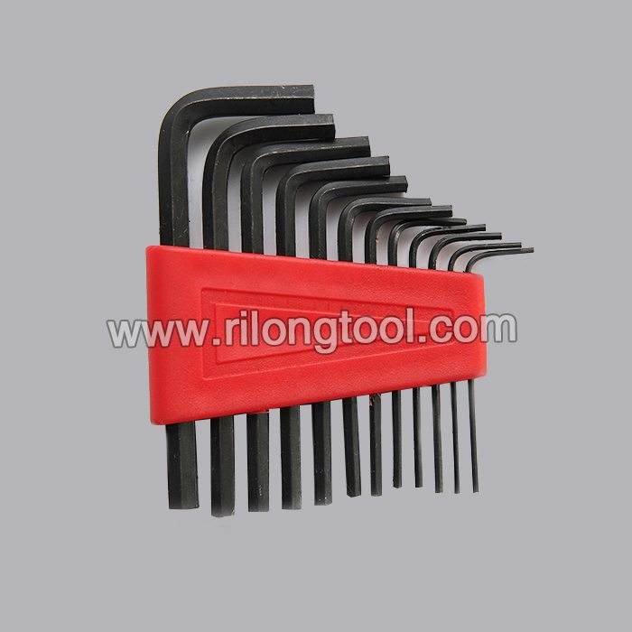 2016 High quality
 12-PCS Hex Key Sets packaged by plastic frame for Sudan Manufacturer