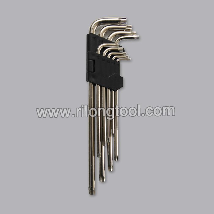 30% OFF Price For
 9-PCS Double Star-type Hex Key Sets packaged by folded plastic frame for Japan Importers