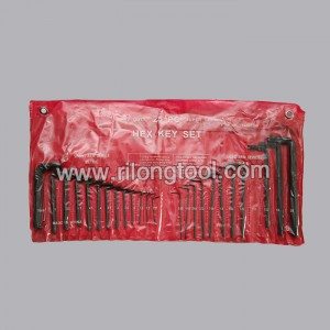 25-PCS Hex Key Sets packaged by PP bag