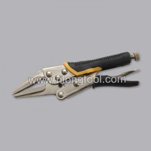 China New Product  6.5″ Backhand Long-nose Locking Pliers with Jackets to Romania Manufacturers