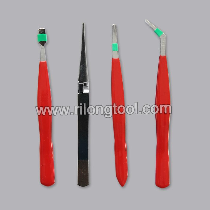 Factory directly provide 4-PCS Anti-static Tweezer Sets to Madagascar Factory