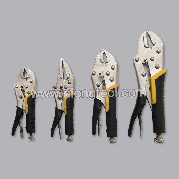 4-PCS Locking Pliers Sets with Jackets