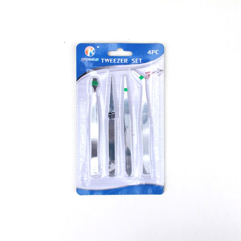 15 Years Factory wholesale 4-PCS small Tweezer Sets to Finland Manufacturer