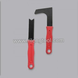 11 Years Factory wholesale L-shape and Direct-shape Hay Knife with red handle Wholesale to Slovakia